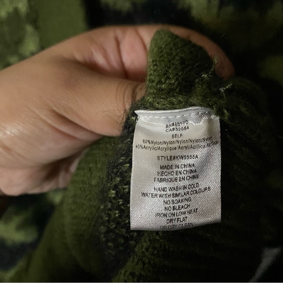 Anthropologie Greylin Jules Army Knit 
Cardigan Sweater Army Green - Picture 8 of 8